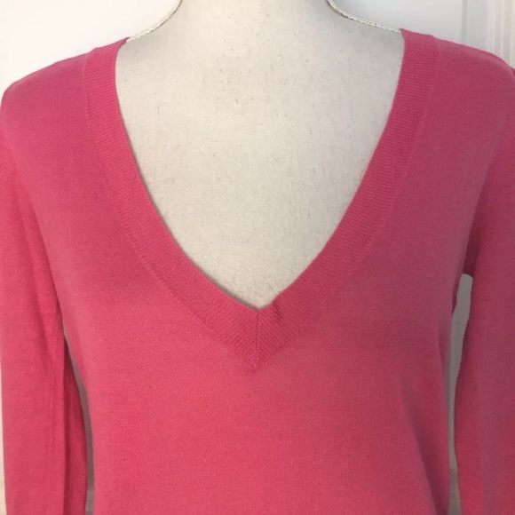 J. Crew VNeck Silk Linen Blend Lightweight Sweater - Picture 4 of 5